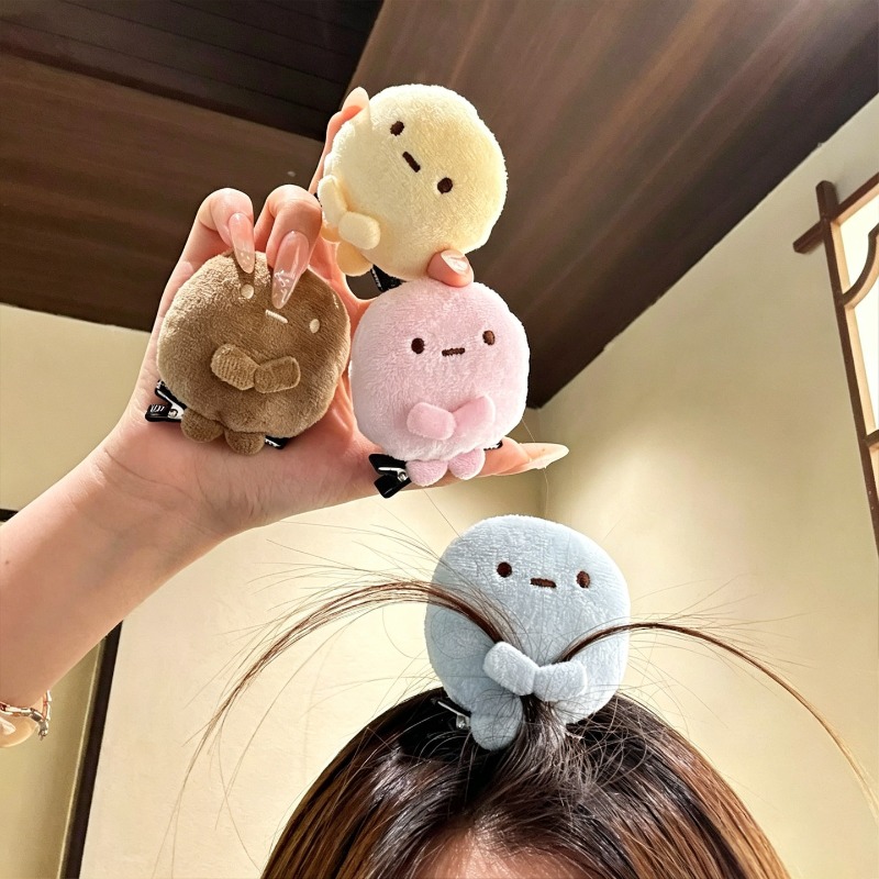 Hair Clips - 4 stuks schattige Sumikko Gurashi knuffel
