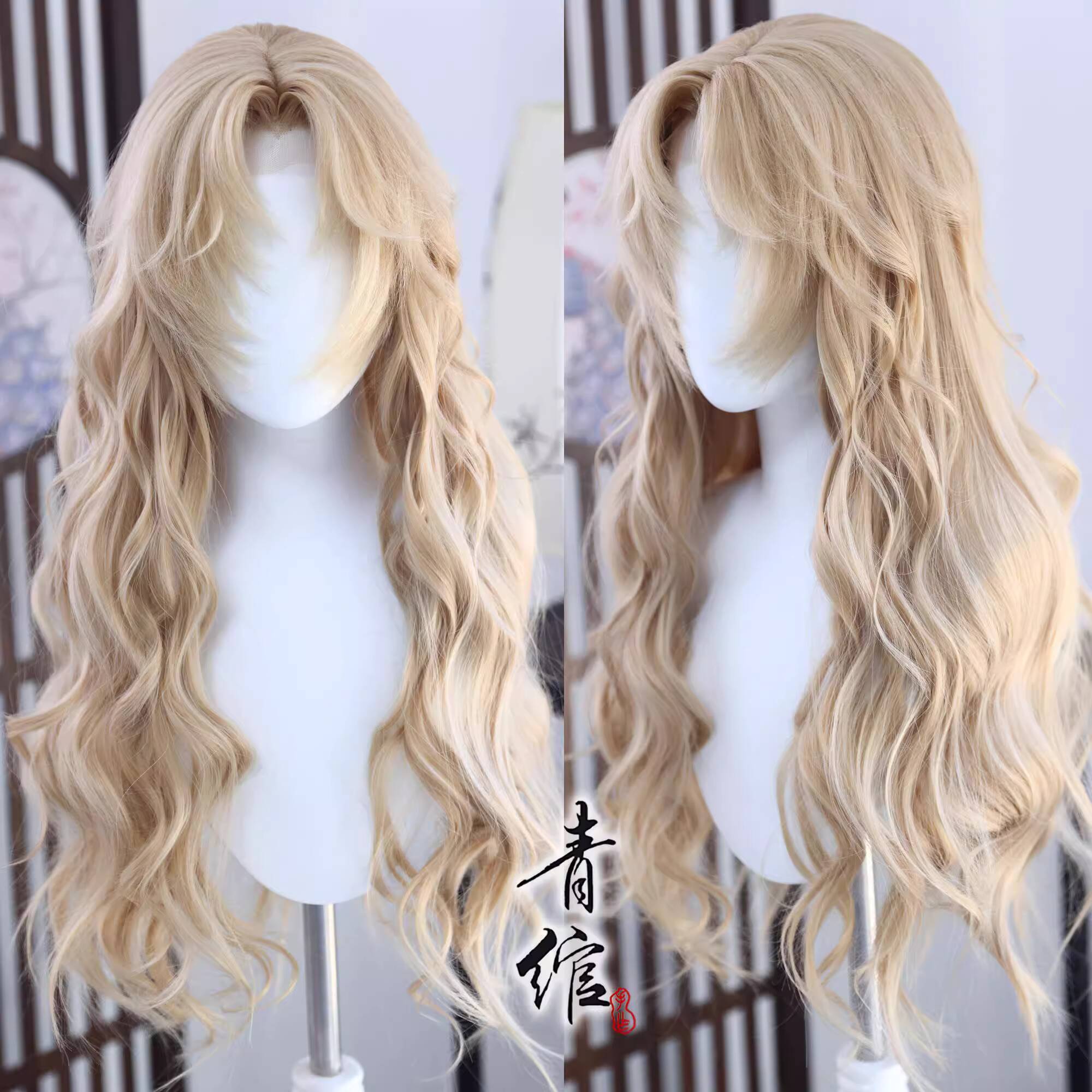 Synthetic Wigs - Vermouth Berumotto Styled Pruik Cosplay Kudou