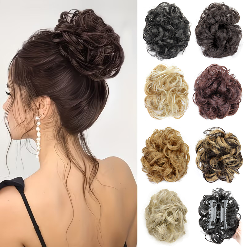 Synthetisch rommelig knotje, k - Claw Clip Messy Bun Hair Piece recensie en prijs