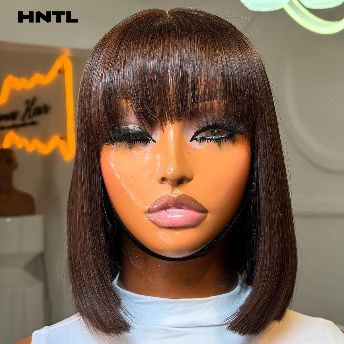 Wear & Go Glueless pruik van e - Pre Parted 13X4 Lace Front Bob Wig recensie en prijs