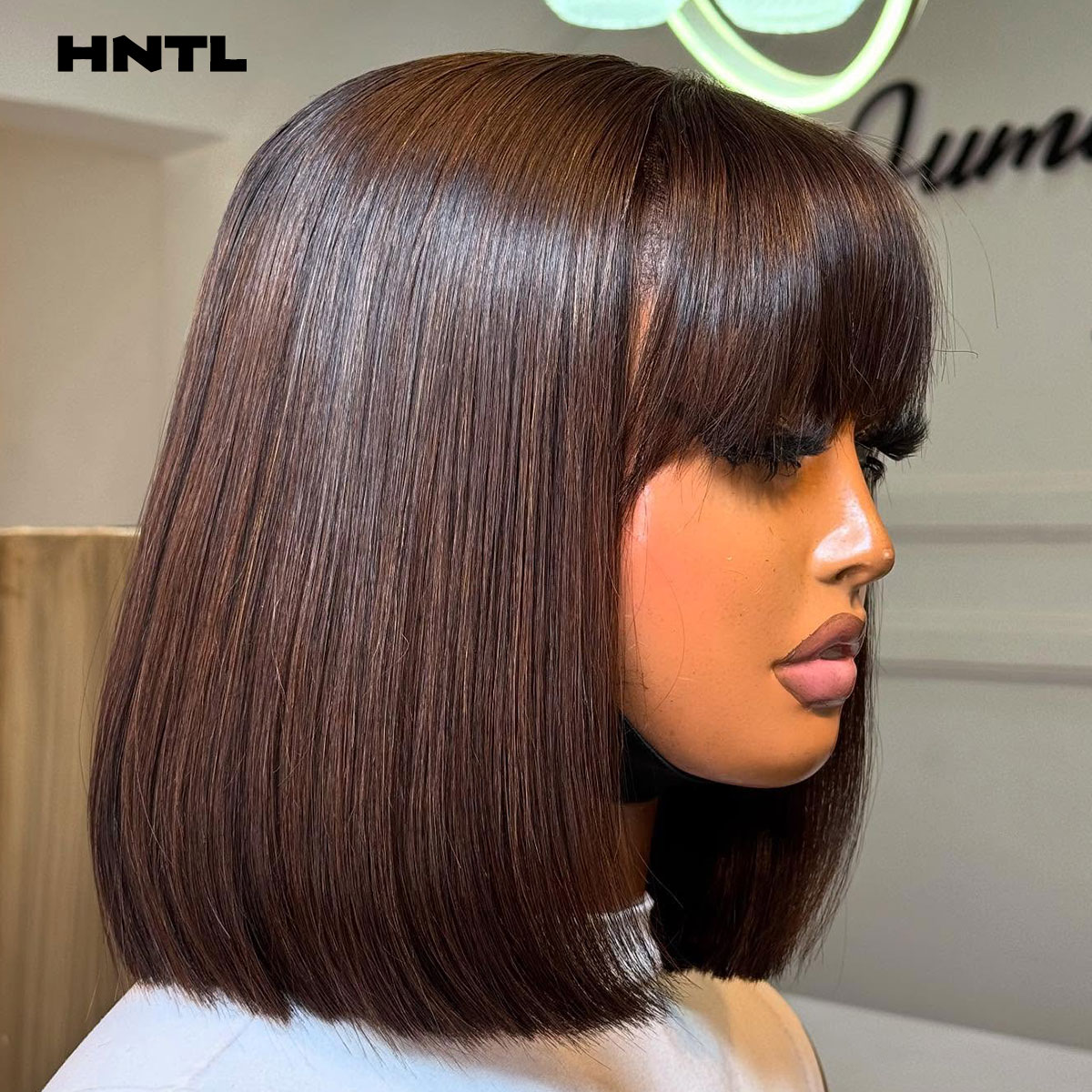 Wear & Go Glueless pruik van e - Pre Parted 13X4 Lace Front Bob Wig recensie en prijs