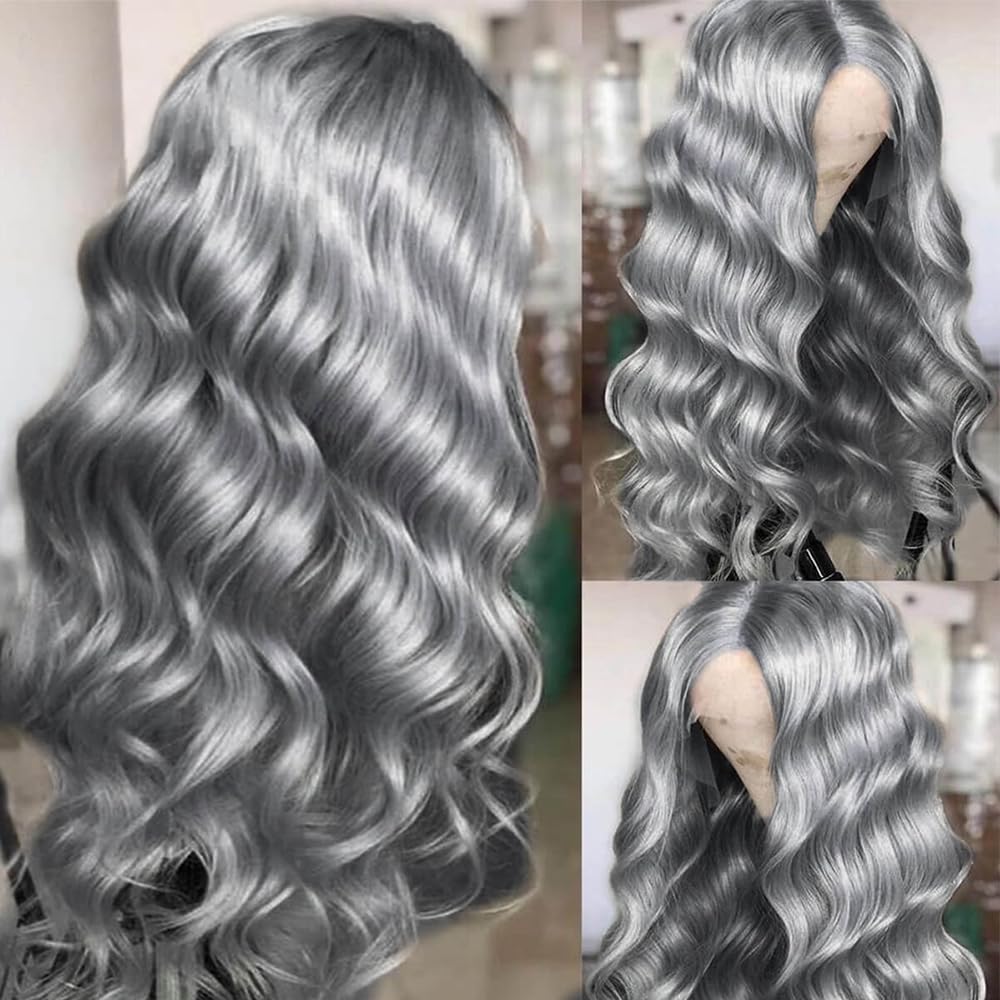 Cosplay Body Wave Zilvergrijs  - 613 Blonde Body Wave Lace Front Wig recensie en prijs