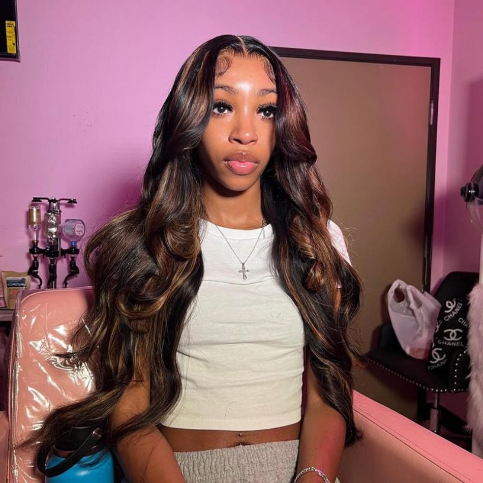 P1B30 Highlight Ombre Body Wav - Lace Front Wigs recensie en prijs