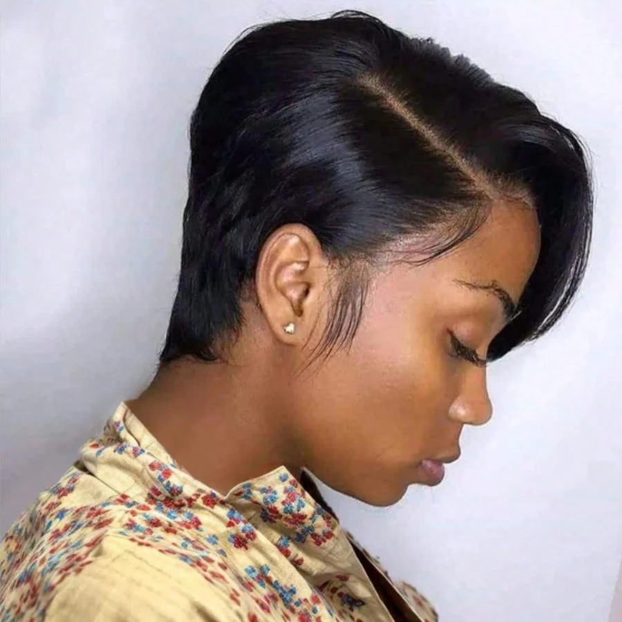 Kort, goedkoop, groothandel Pi - Short Pixie Cut Wig Human Hair Cheap recensie en prijs