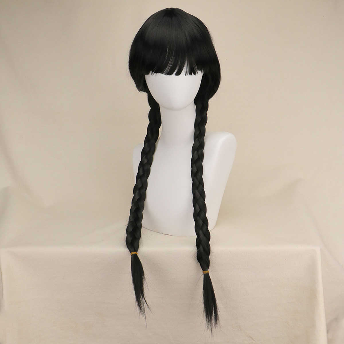 Lange gotische cosplay pruiken - Synthetic Braided Wigs For Black Women recensie en prijs