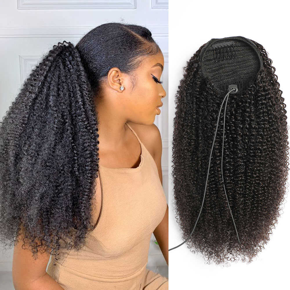 Paardenstaart van echt haar Af - Seamless Clip In Hair Extensions Human Hair recensie en prijs