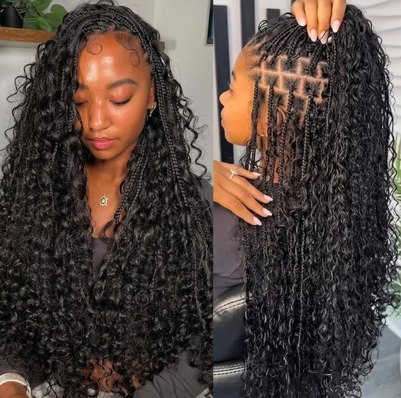 Losse bulk haar van echt mense - Water Wave Bulk Human Hair For Braiding recensie en prijs