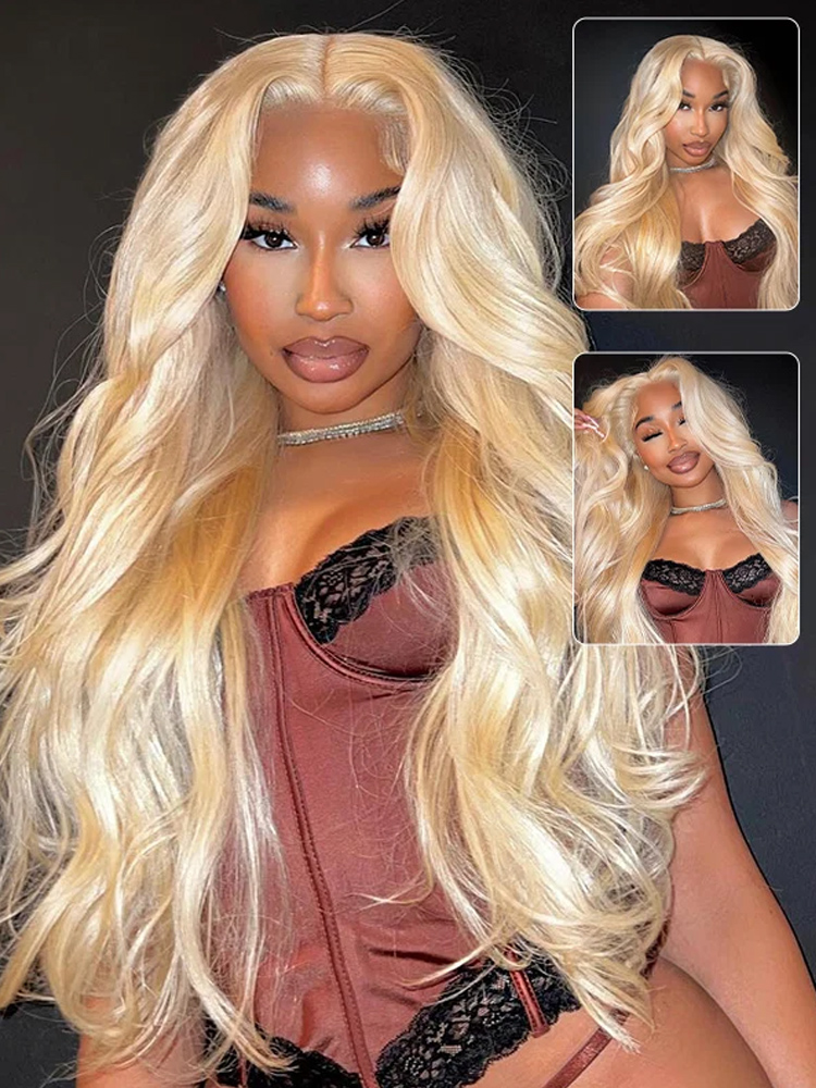 613 Honingblond Gekleurde 40 I - 613 Blonde Body Wave Lace Front Wig recensie en prijs