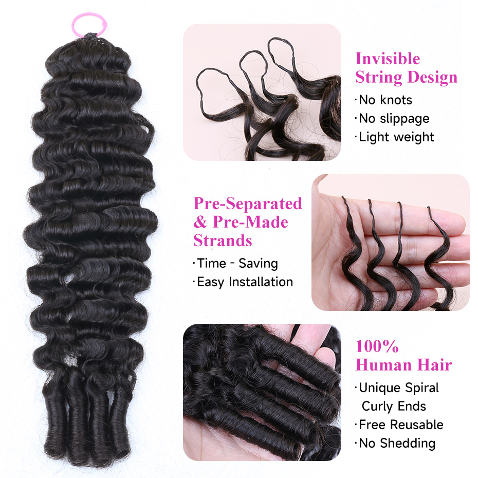 100% Echt Haar Feather Crochet - Hair Bundles recensie en prijs