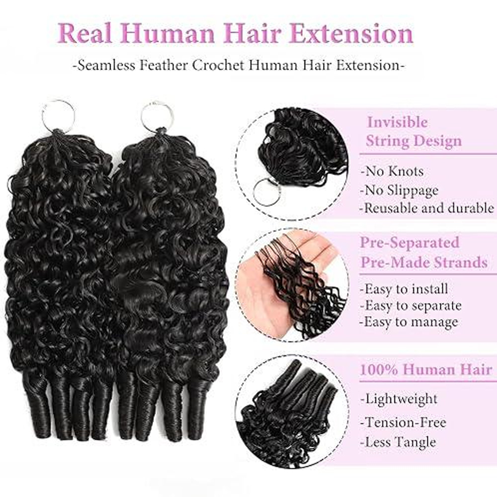 Menselijk haakhaar voor zwarte - Hair Bundles recensie en prijs