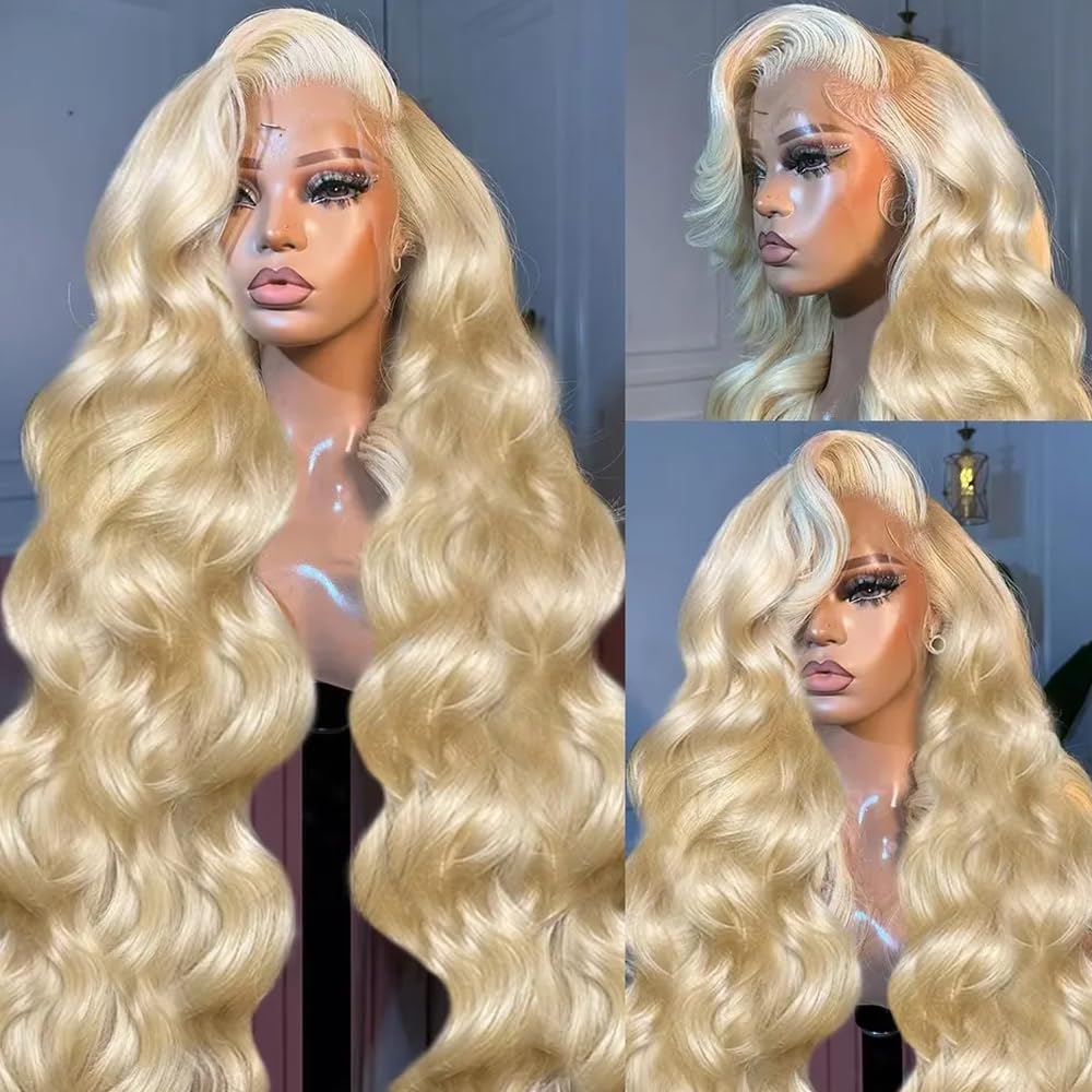 # 613 Haarwerk van echt haar,  - 613 Blonde Body Wave Lace Front Wig recensie en prijs
