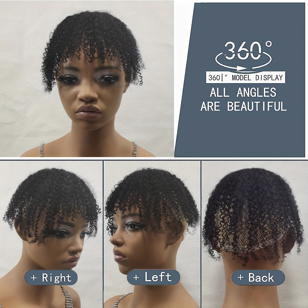 Haarclip met pony-Topper Haarc - Hair Bundles recensie en prijs