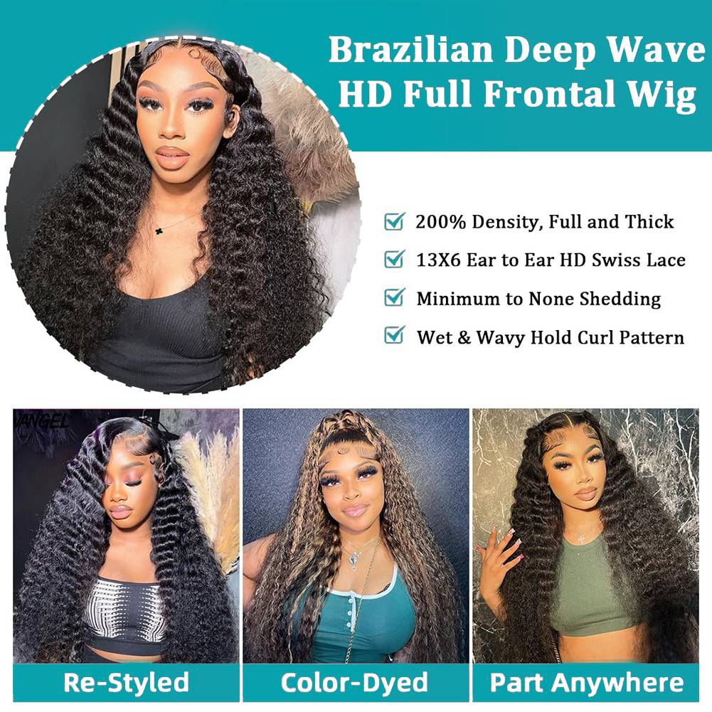 40 46 inch diepe golf 13x6 13x - Human Hair Wigs recensie en prijs
