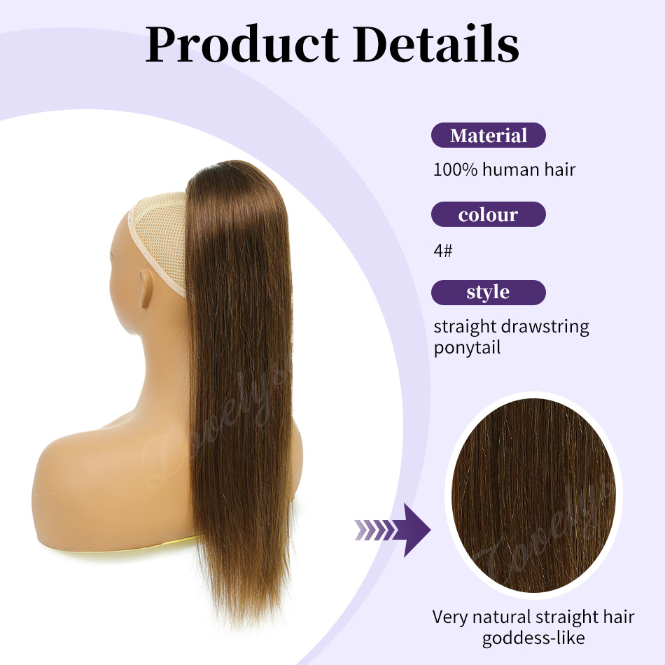 14-18 inch korte paardenstaart - Seamless Clip In Hair Extensions Human Hair recensie en prijs
