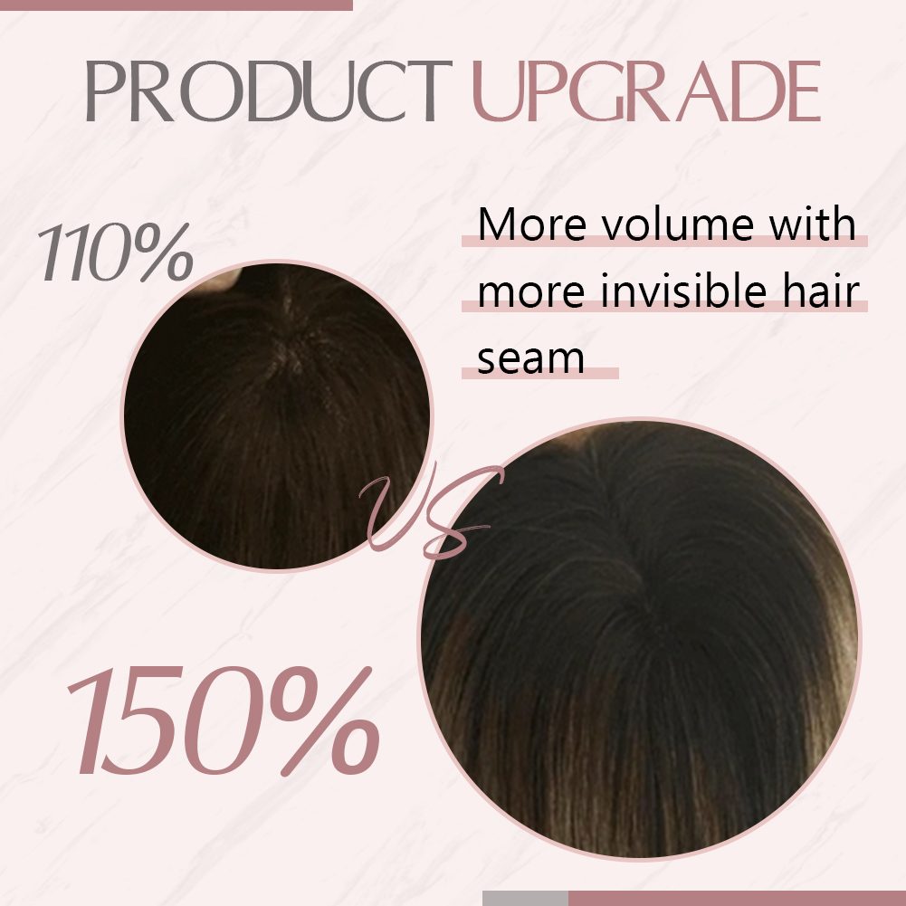 Ugeat Haar Topper Natuurlijk M - Invisible Tape In Extensions Real Hair recensie en prijs